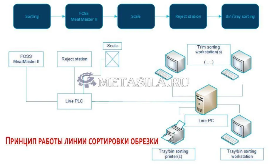 картинка Линия убоя свиней комплект от магазина Метасила