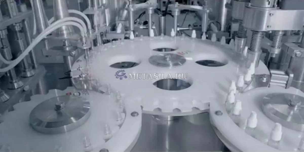 картинка Машина для розлива и закупорки жидкости в бутылки от магазина Метасила
