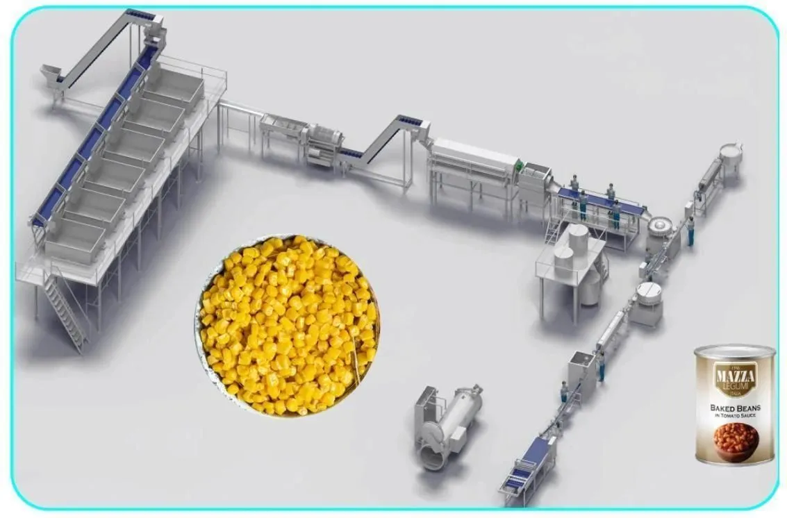 картинка Линия по производству консервированной кукурузы (модель U-03) от магазина Метасила