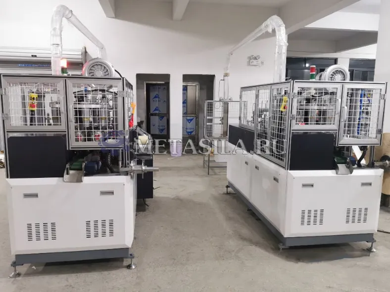 картинка Станок для производства бумажных кофе стаканов от магазина Метасила