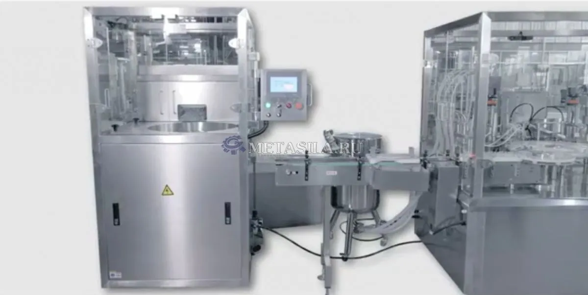 картинка Машина для розлива и закупорки жидкости в бутылки от магазина Метасила
