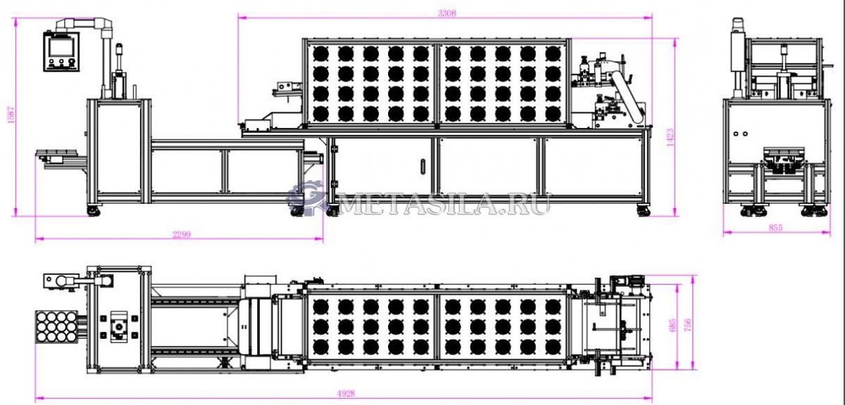 картинка Станок для изготовления патчей для глаз  от магазина Метасила