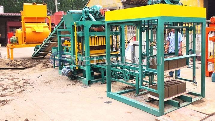картинка Станок для производства блоков/кирпича  от магазина Метасила