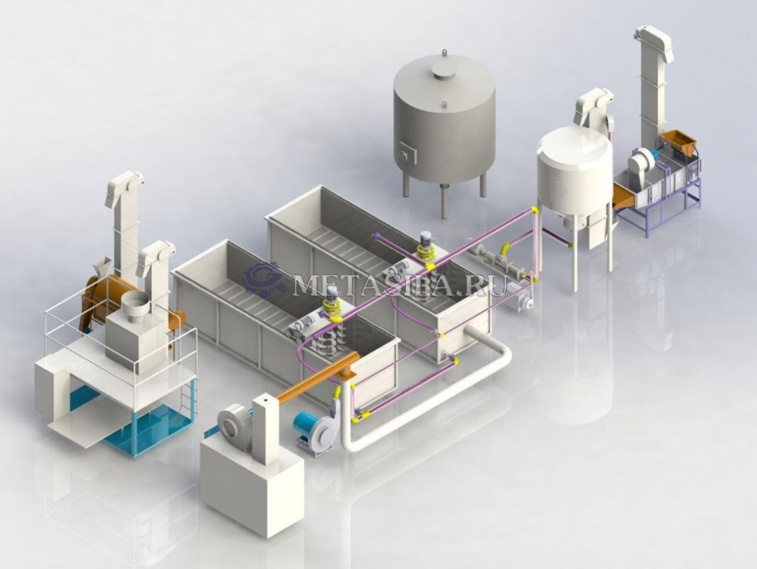 картинка Линия по производству солода (5т/партия) от магазина Метасила