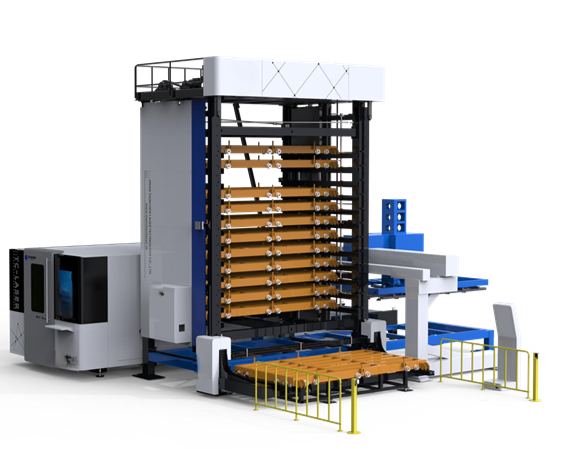 картинка Стеллажный кран - штаблёр, модель 15 полок  от магазина Метасила